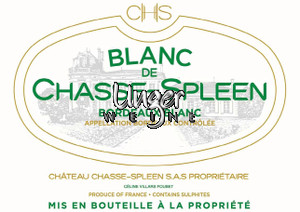 2023 Blanc de Chasse Spleen Chateau Chasse Spleen Moulis