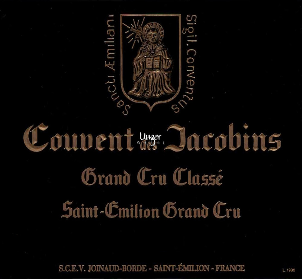 2023 Chateau Couvent des Jacobins Saint Emilion