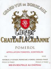 2022 Chateau La Cabanne Pomerol