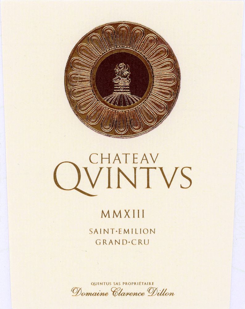 2025 Chateau Quintus Saint Emilion