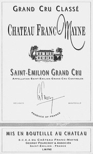 2025 Chateau Franc Mayne Saint Emilion