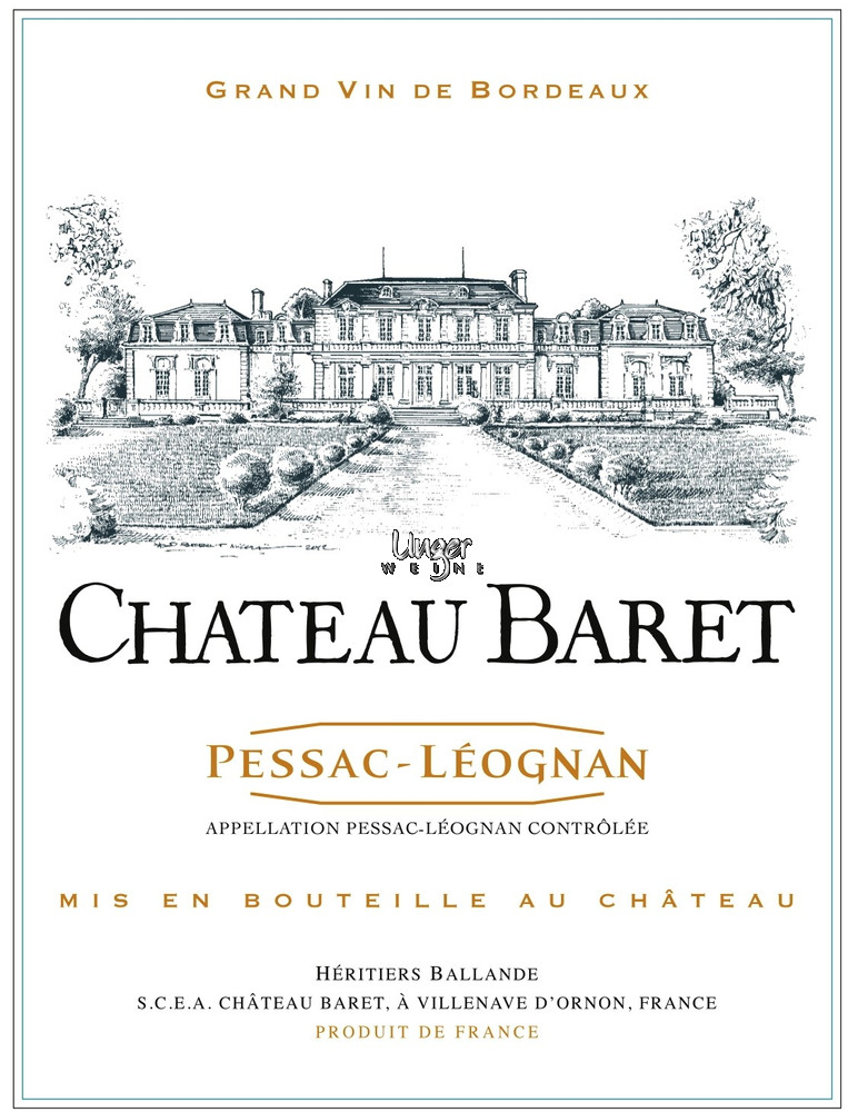 2023 Chateau Baret Pessac Leognan