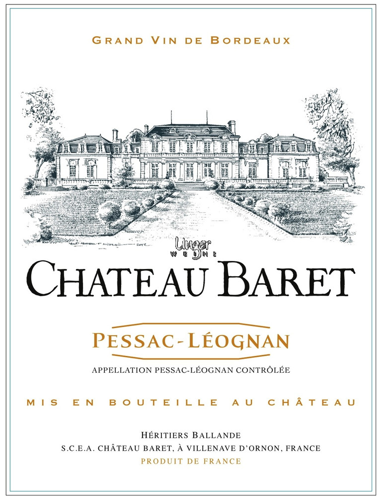 2021 Chateau Baret Pessac Leognan