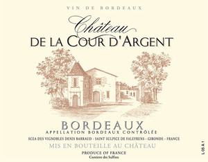 2024 Chateau de la Cour d´Argent Bordeaux AC