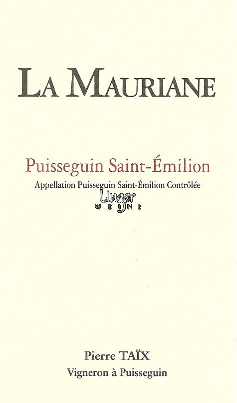 2023 Chateau La Mauriane Puisseguin Saint Emilion