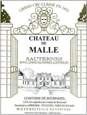 2021 Chateau de Malle Sauternes