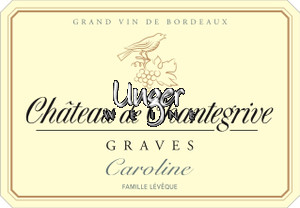 2024 Cuvee Caroline Chateau Chantegrive Graves