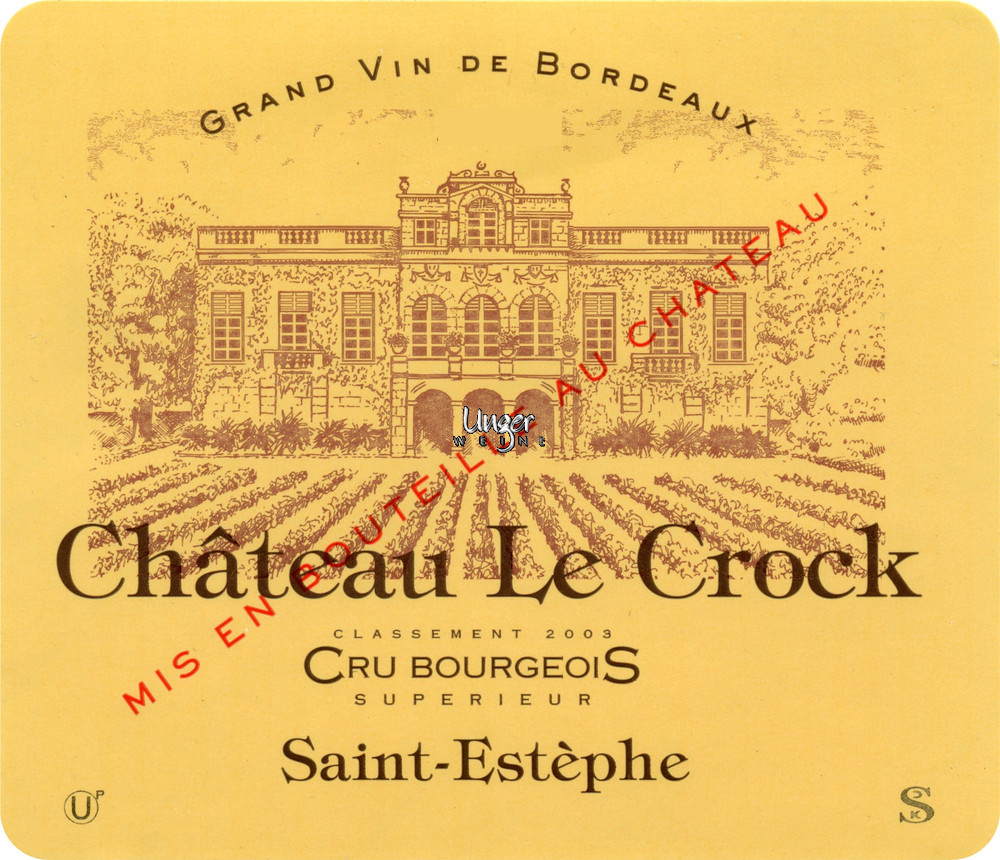 2021 Chateau Le Crock Saint Estephe