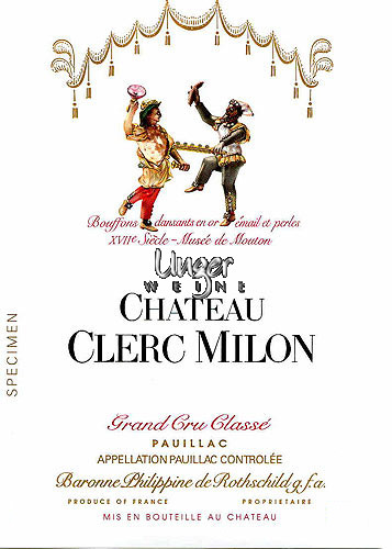 2022 Chateau Clerc Milon Rothschild Pauillac