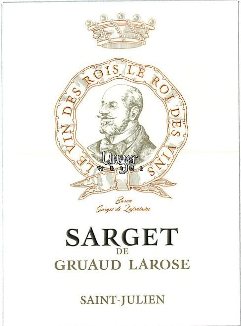 2023 Sarget de Gruaud Chateau Gruaud Larose Saint Julien