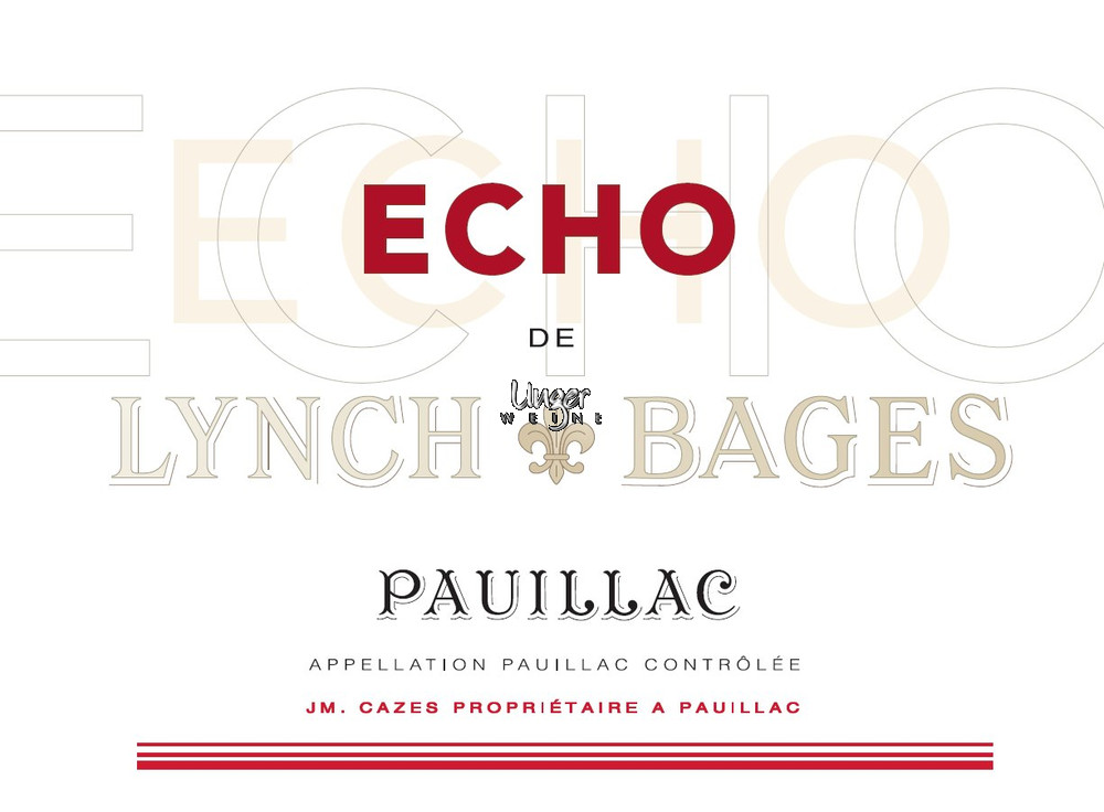 2022 Echo Chateau Lynch Bages Pauillac