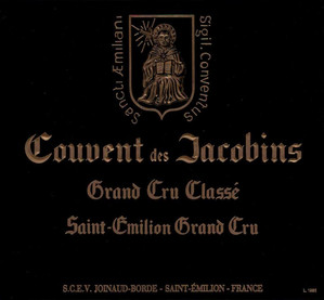 2025 Chateau Couvent des Jacobins Saint Emilion