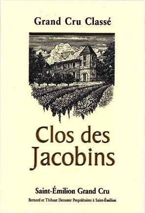 2025 Chateau Clos des Jacobins Saint Emilion