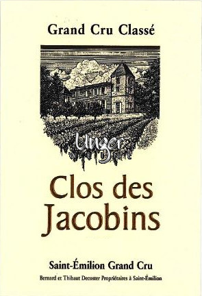 2022 Chateau Clos des Jacobins Saint Emilion