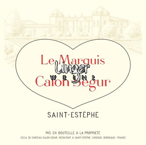 2023 Marquis de Calon Chateau Calon Segur Saint Estephe