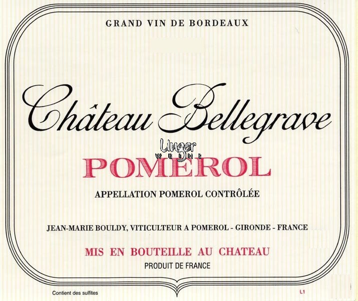 2022 Chateau Bellegrave a Pomerol Pomerol