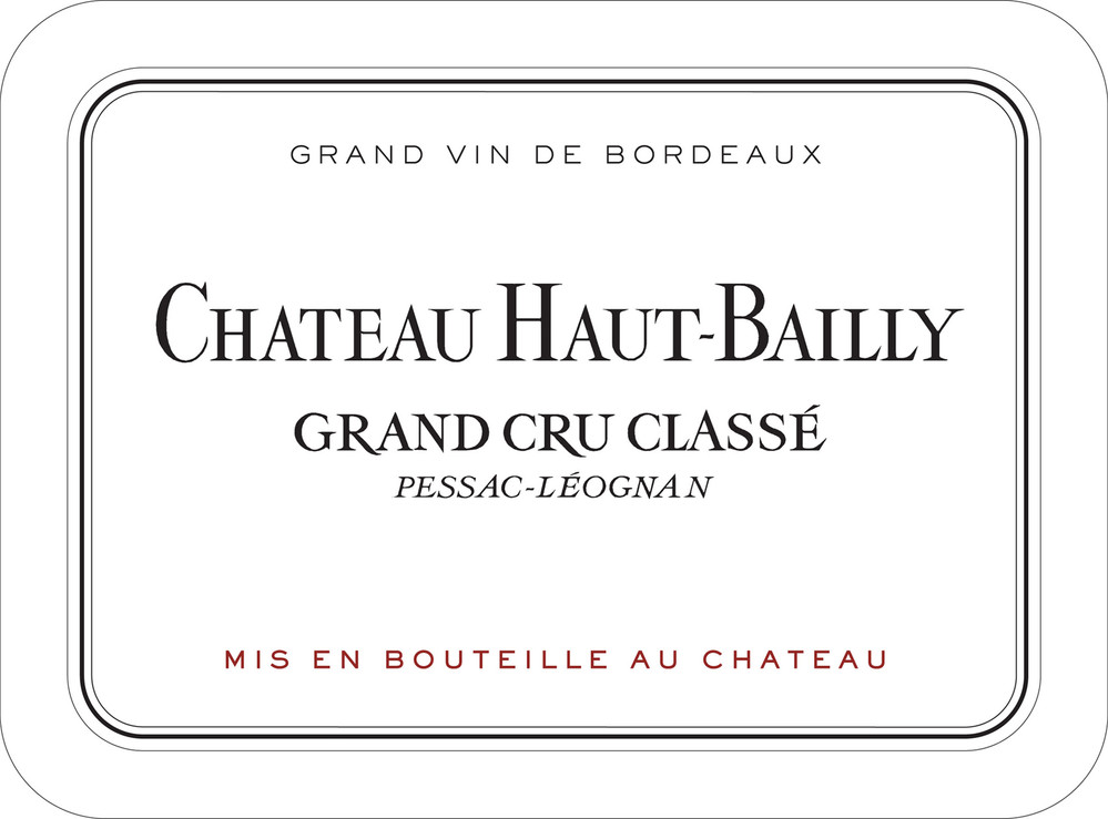 2022 Chateau Haut Bailly Pessac Leognan