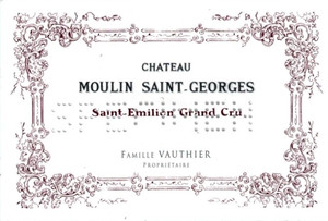 2025 Chateau Moulin Saint Georges Saint Emilion