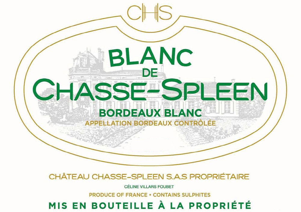 2025 Blanc de Chasse Spleen Chateau Chasse Spleen Moulis