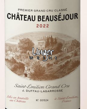 2022 Chateau Beausejour Duffau-Lagarrosse Saint Emilion