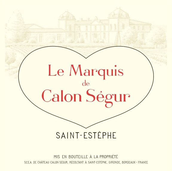 2022 Marquis de Calon Chateau Calon Segur Saint Estephe