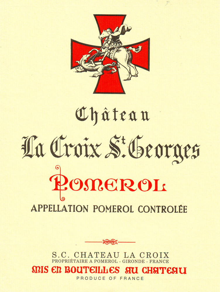 2022 Chateau La Croix Saint Georges Pomerol