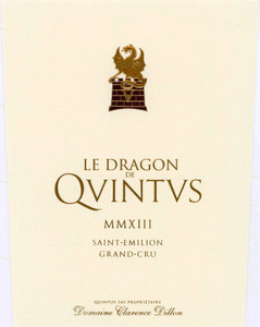 2025 Le Dragon de Quintus Chateau Quintus Saint Emilion