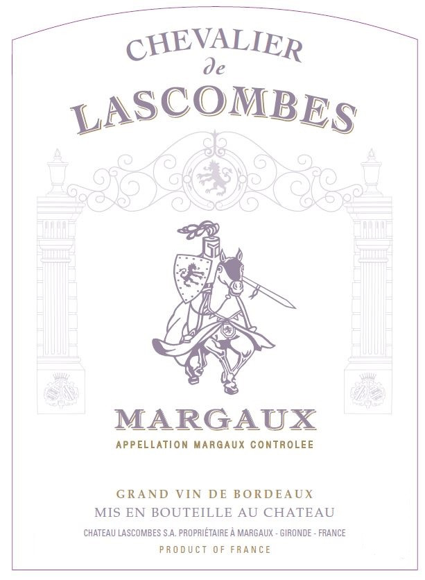 2022 Chevalier de Lascombes Chateau Lascombes Margaux