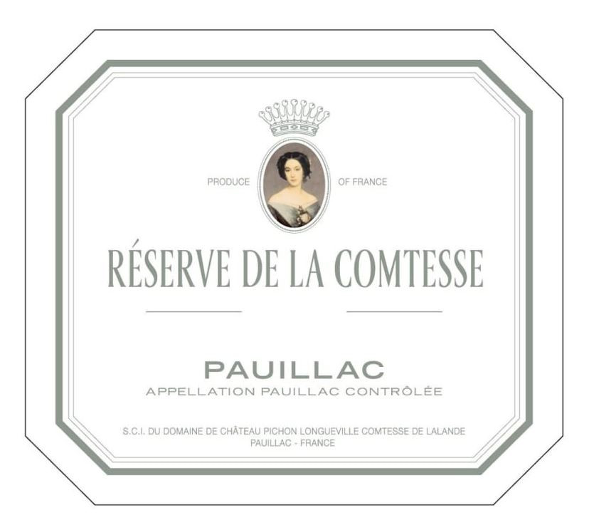 2022 Reserve de la Comtesse Chateau Pichon Comtesse de Lalande Pauillac