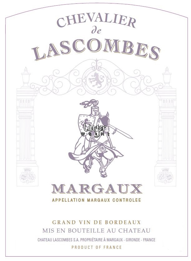 2022 Chevalier de Lascombes Chateau Lascombes Margaux