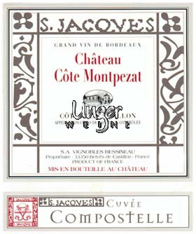 2024 Cuvee Compostelle Chateau Cote Montpezat Cotes de Castillon