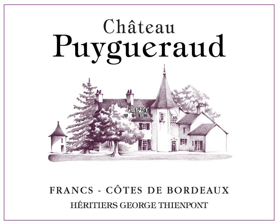 2023 Chateau Puygueraud blanc Chateau Puygueraud Cotes de Francs