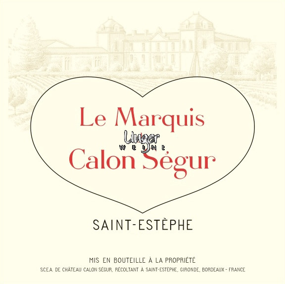 2022 Marquis de Calon Chateau Calon Segur Saint Estephe