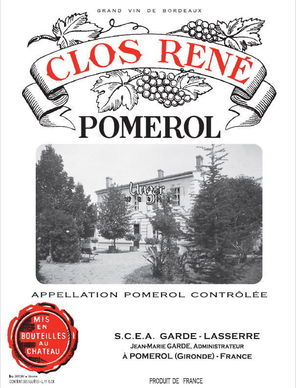 2022 Chateau Clos Rene Pomerol