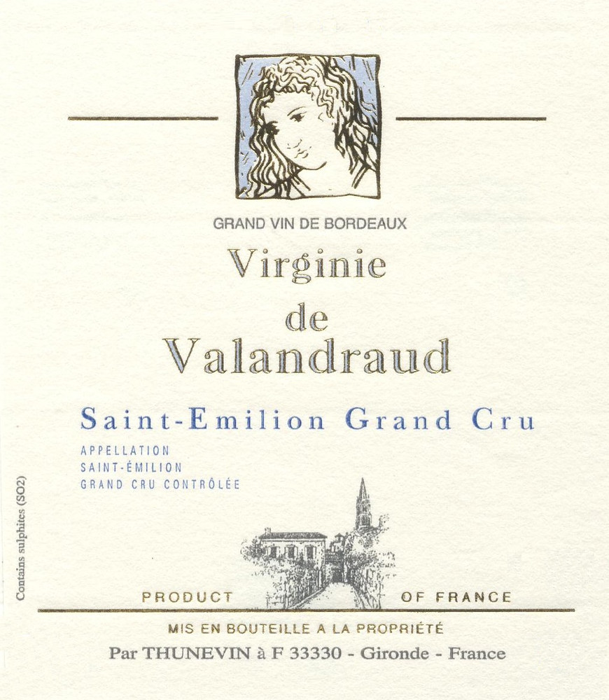 2021 Virginie de Valandraud Chateau Valandraud Saint Emilion