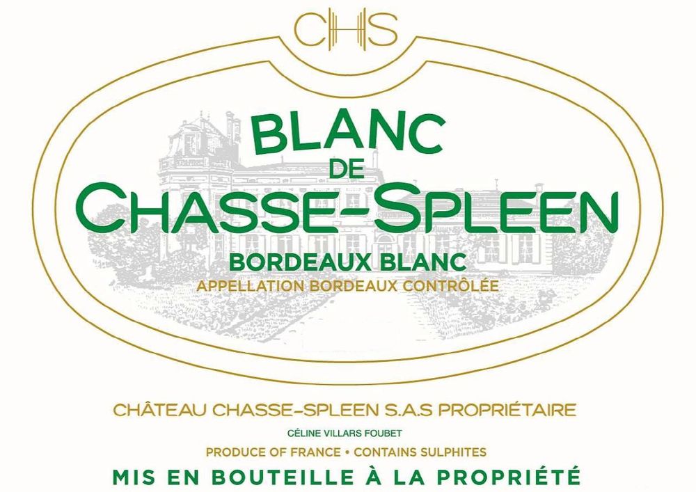 2025 Blanc de Chasse Spleen Chateau Chasse Spleen Moulis