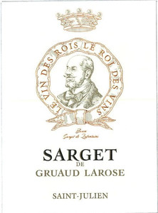 2025 Sarget de Gruaud Chateau Gruaud Larose Saint Julien