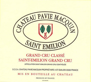 2025 Chateau Pavie Macquin Saint Emilion