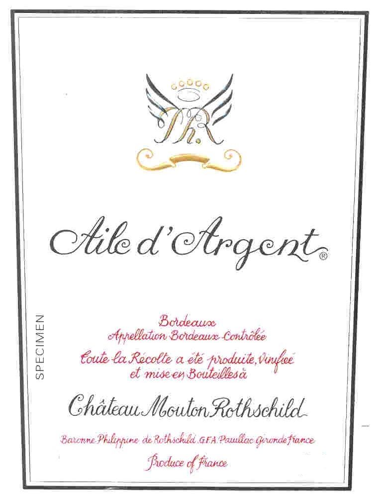 2025 Aile d´Argent Blanc Chateau Mouton Rothschild Pauillac