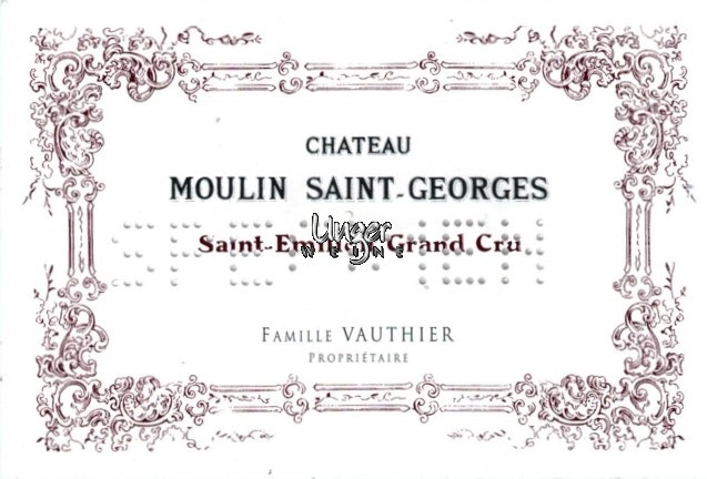 2024 Chateau Moulin Saint Georges Saint Emilion
