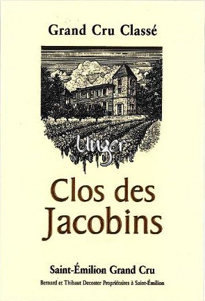 2024 Chateau Clos des Jacobins Saint Emilion