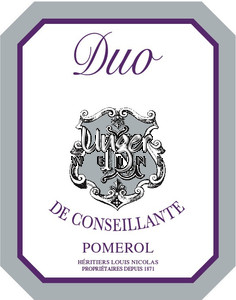 2022 Duo de Conseillante Chateau la Conseillante Pomerol