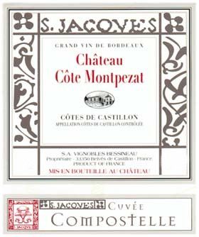 2025 Cuvee Compostelle Chateau Cote Montpezat Cotes de Castillon