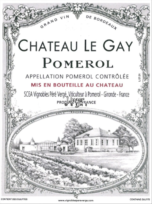 2022 Chateau Le Gay Pomerol