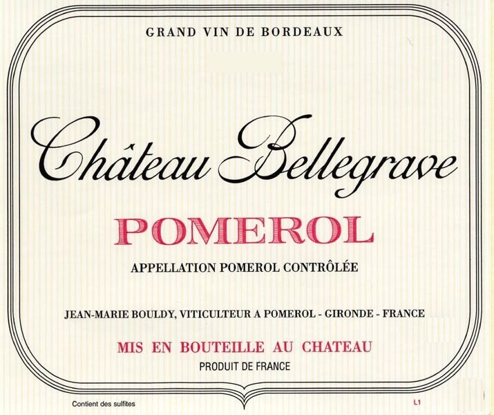 2022 Chateau Bellegrave a Pomerol Pomerol