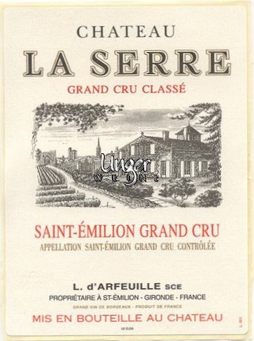 2021 Chateau La Serre Saint Emilion