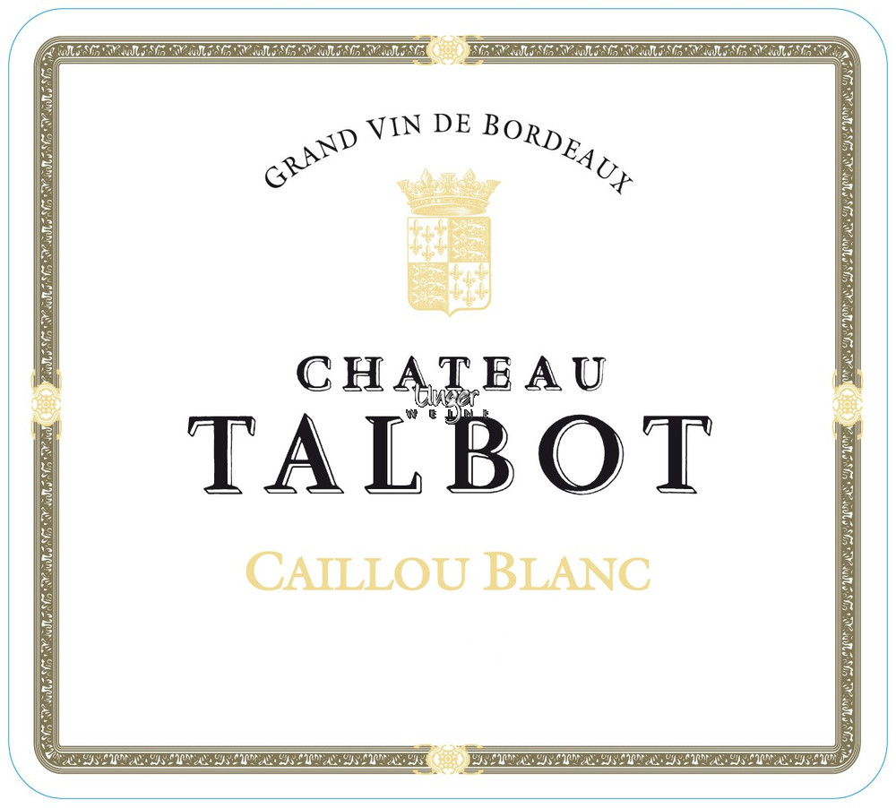 2021 Caillou Blanc de Chateau Talbot Chateau Talbot Bordeaux AC