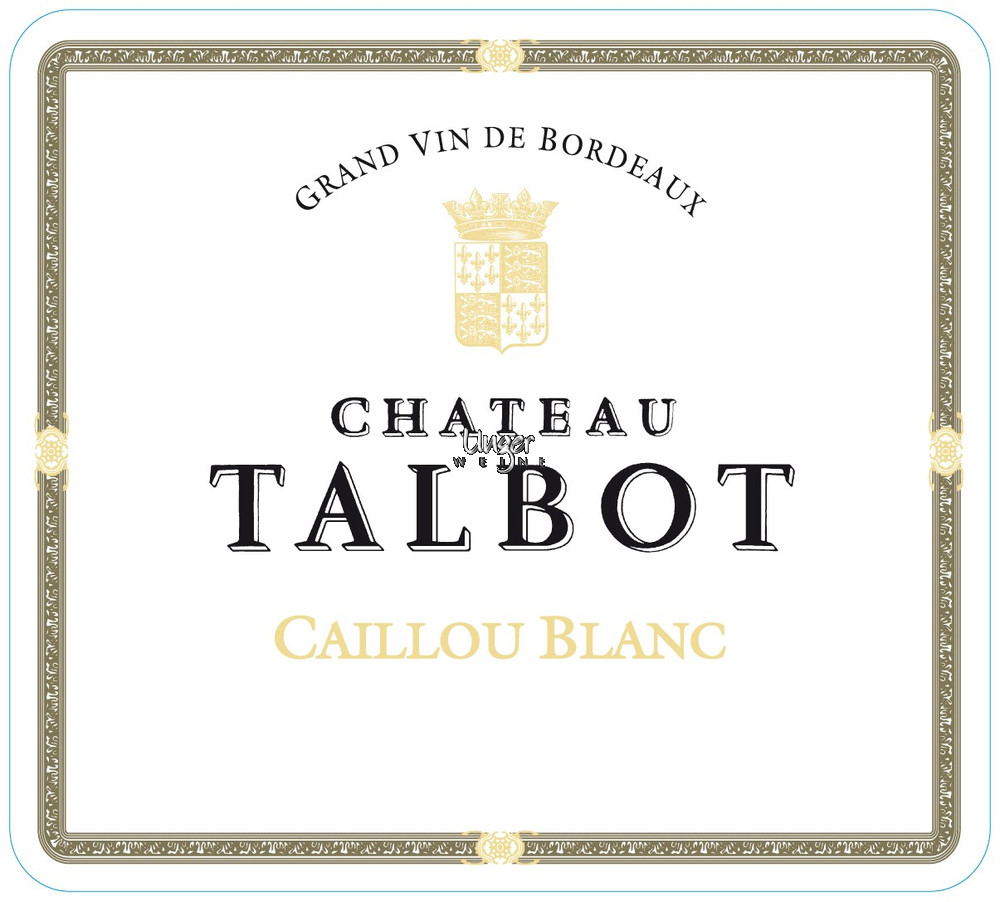 2024 Caillou Blanc de Chateau Talbot Chateau Talbot Saint Julien
