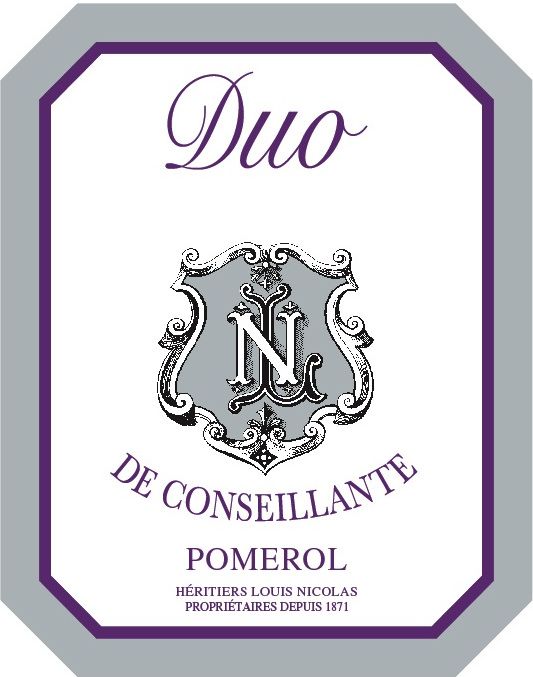 2025 Duo de Conseillante Chateau la Conseillante Pomerol