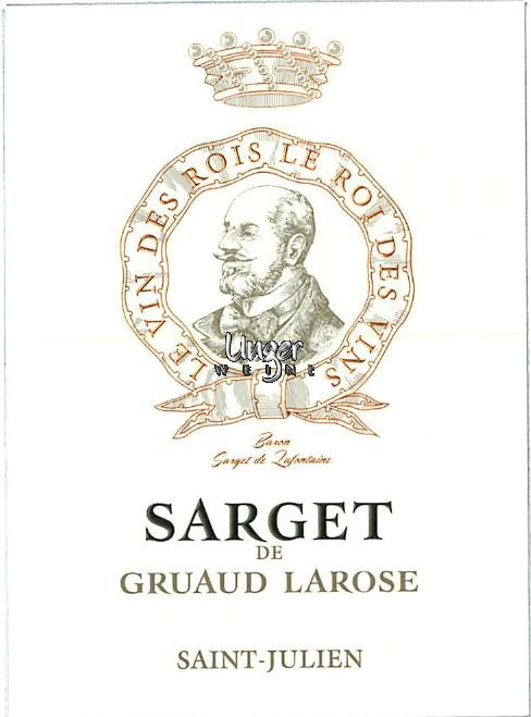 2024 Sarget de Gruaud Chateau Gruaud Larose Saint Julien